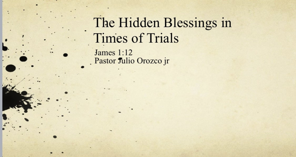 The Hidden Blessings in Times of Trials Image