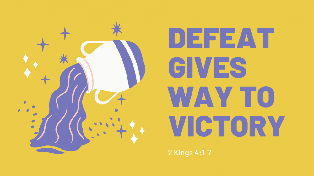 Defeat Gives Way to Victory Image