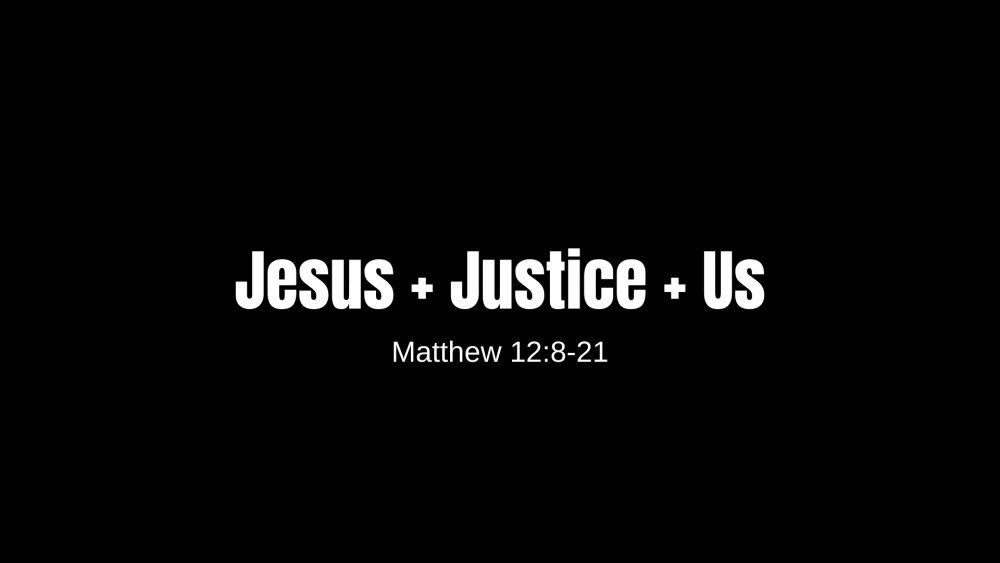 Jesus + Justice + Us Image