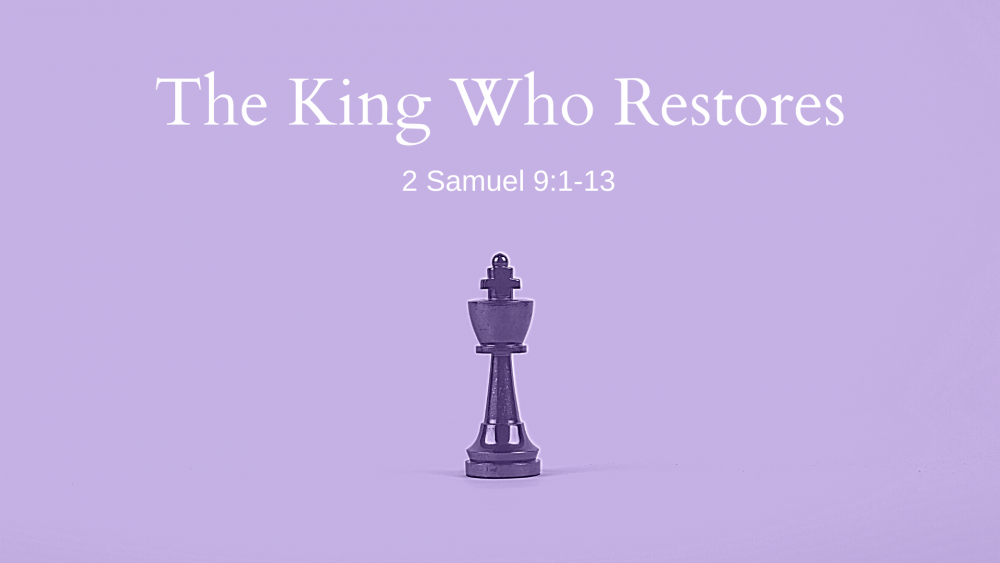 The King Who Restores Image