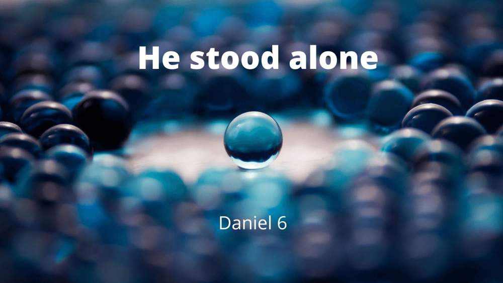 He Stood Alone Image