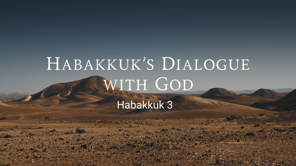 Habakkuk's Dialogue with God Image