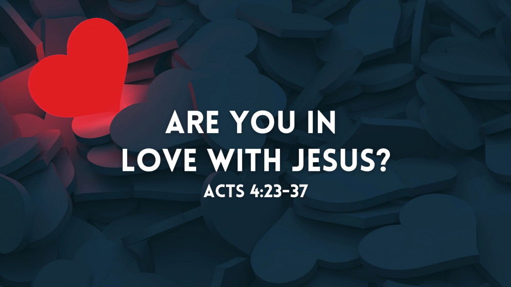 Are You in Love with Jesus? Image