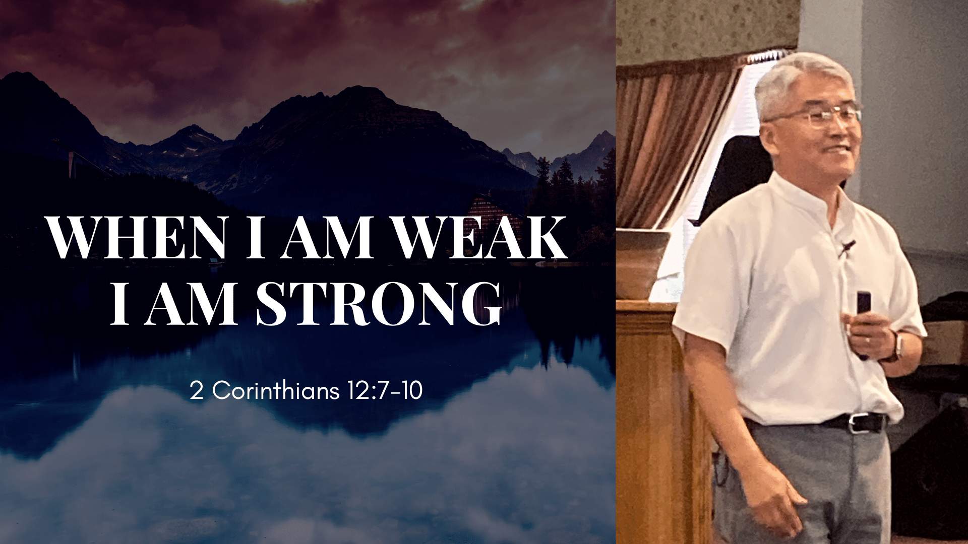 When I am Weak I am Strong Image
